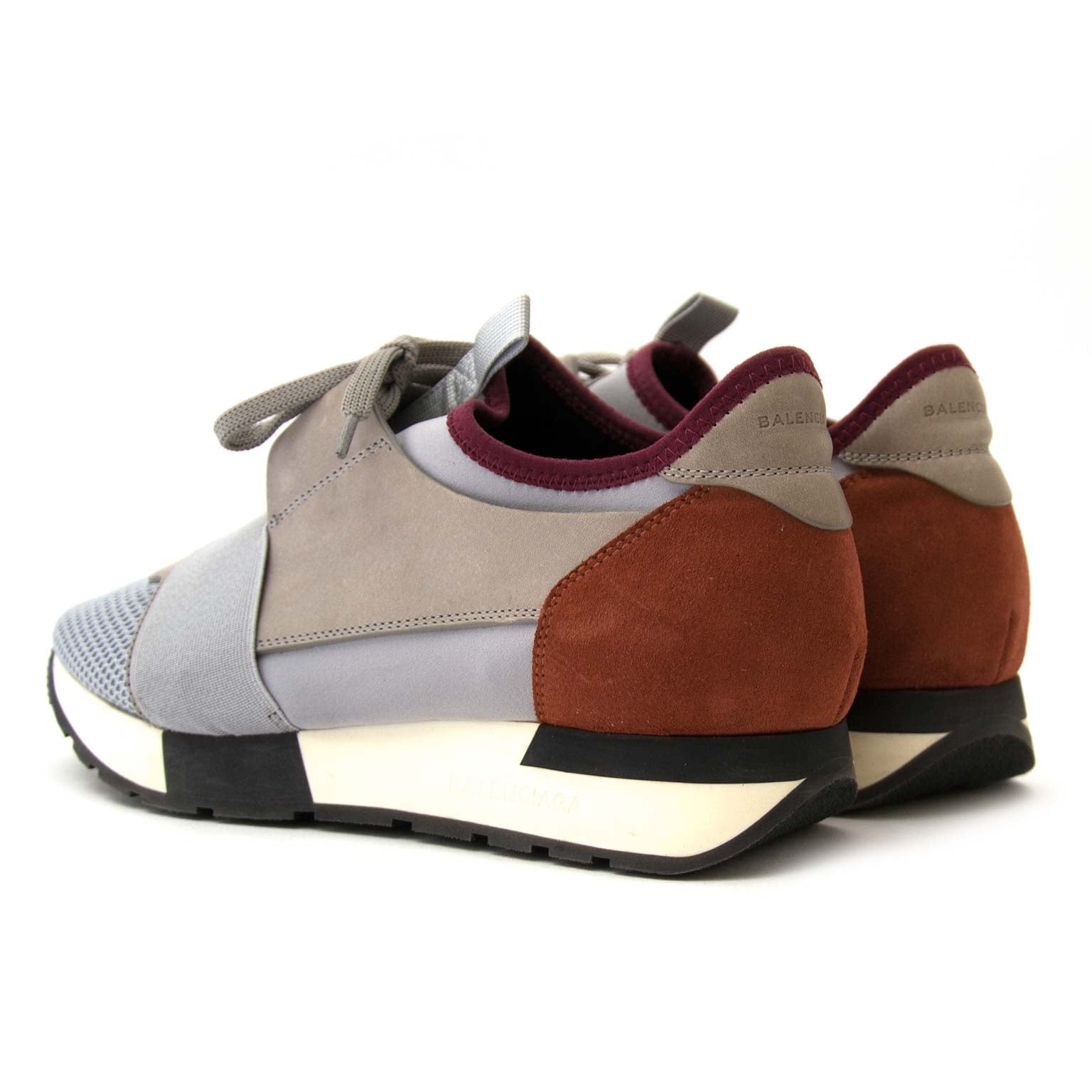 balenciaga race runner grey and orange now for sale at labellov vintage fashion webshop belgium