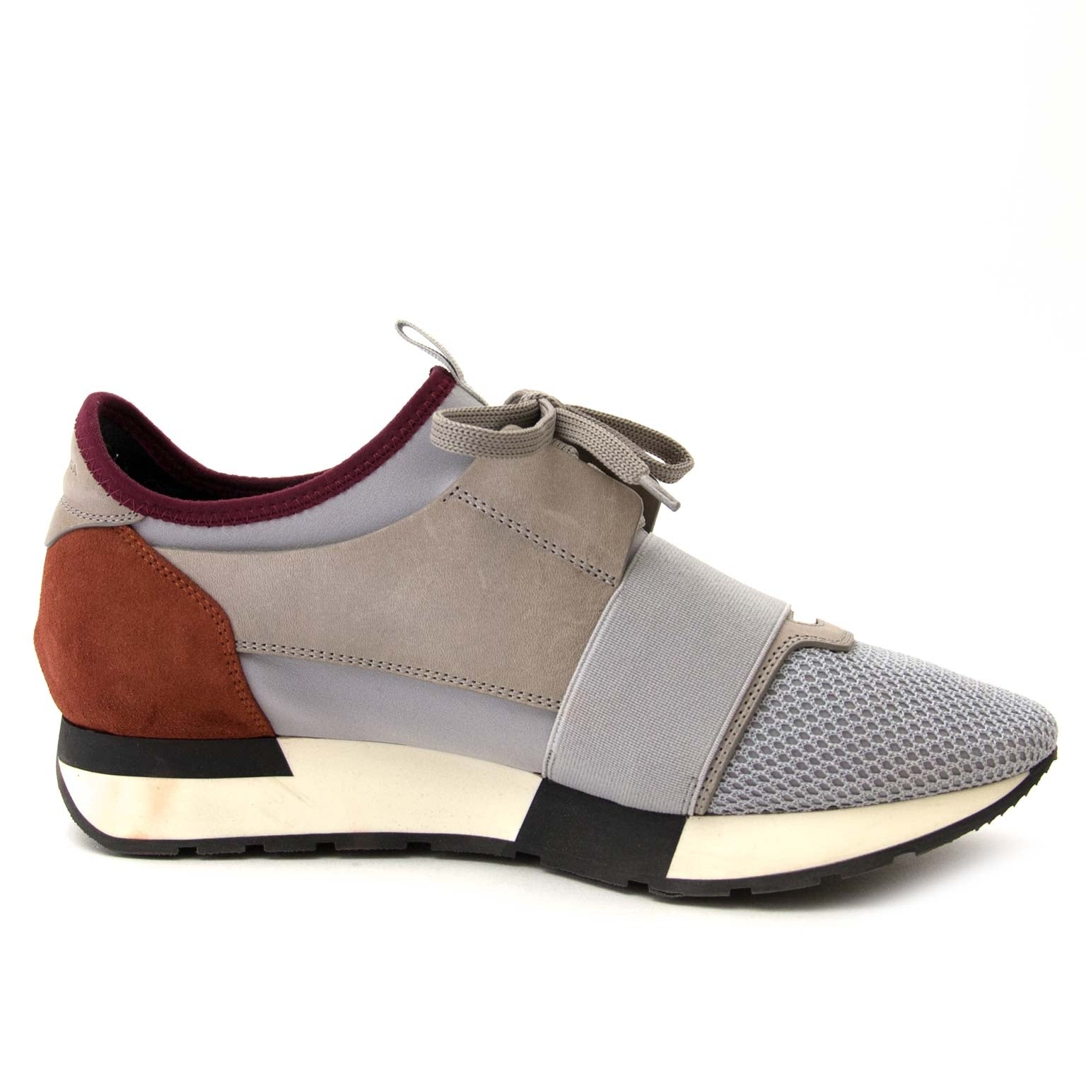balenciaga race runner grey and orange now for sale at labellov vintage fashion webshop belgium