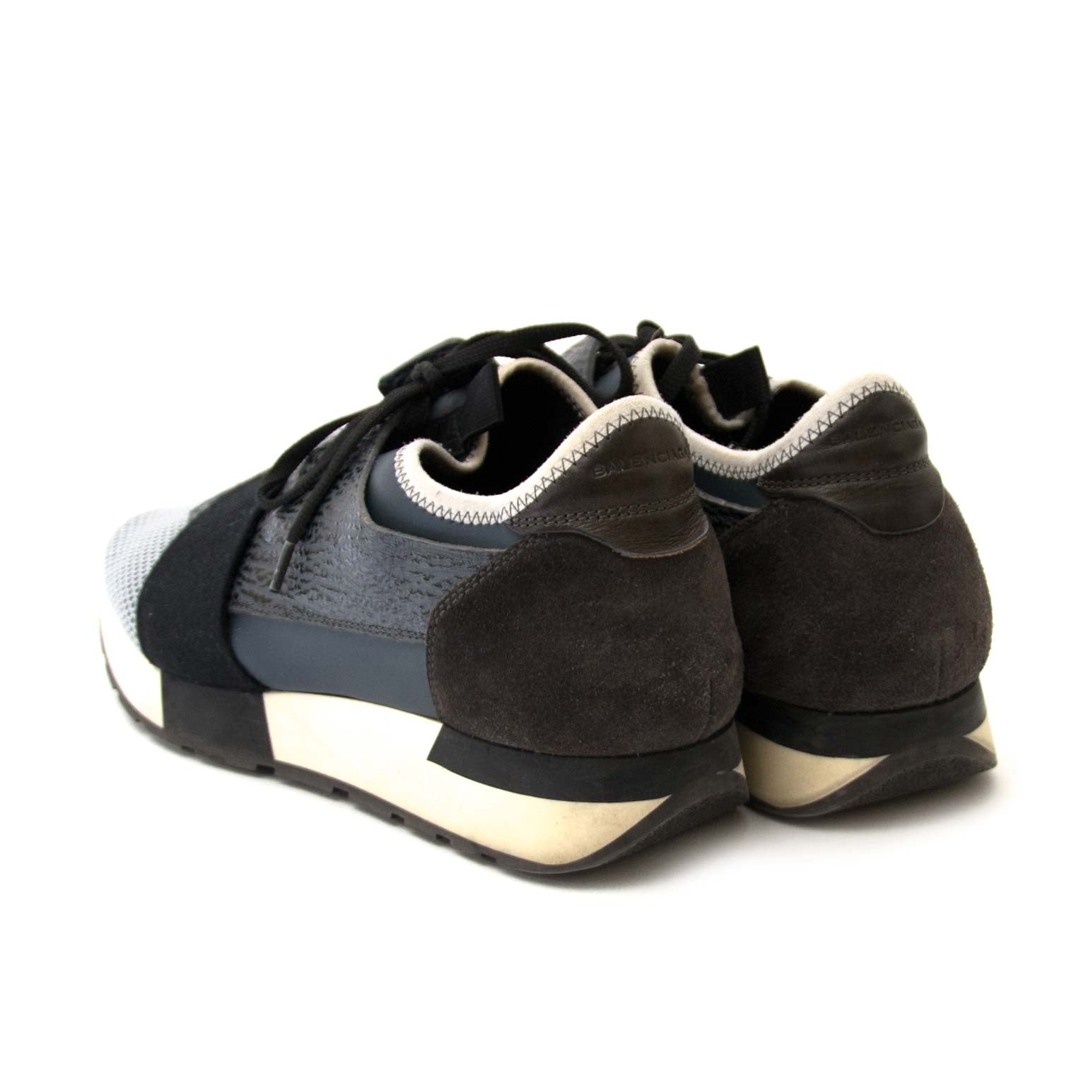 balenciaga race runners grey and black now for sale at labellov vintage fashion webshop belgium