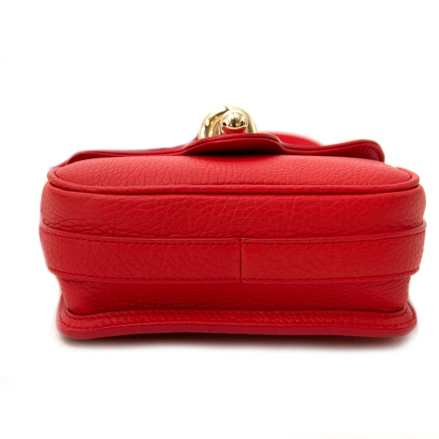 acheter en ligne seconde main Balenciaga Red Tube XS Crossbody Bag Leather