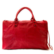 balenciaga red leather work bag now for sale at labellov vintage fashion webshop belgium