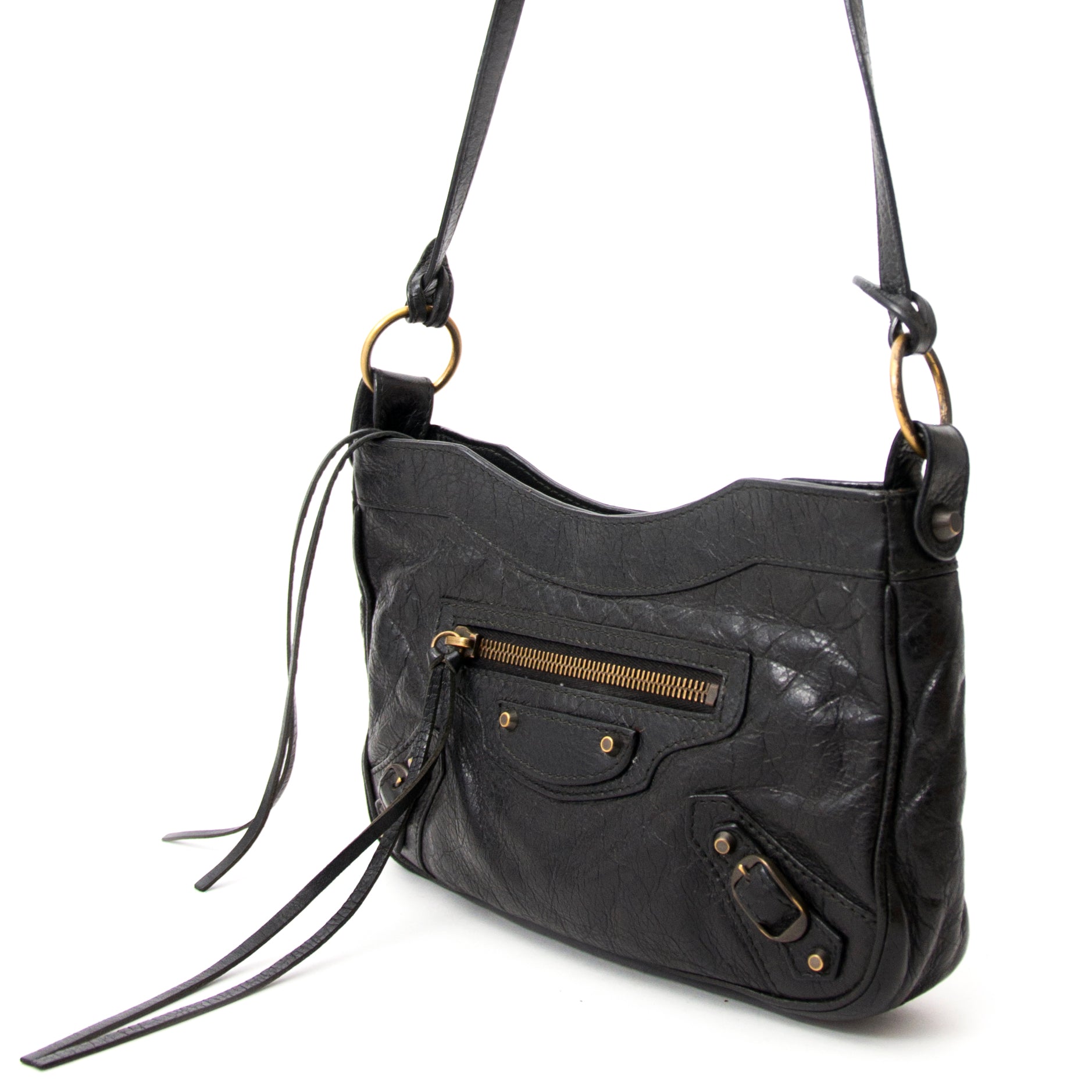 koop veilig online aan de beste prisj Balenciaga Classic Gold Hip Bag