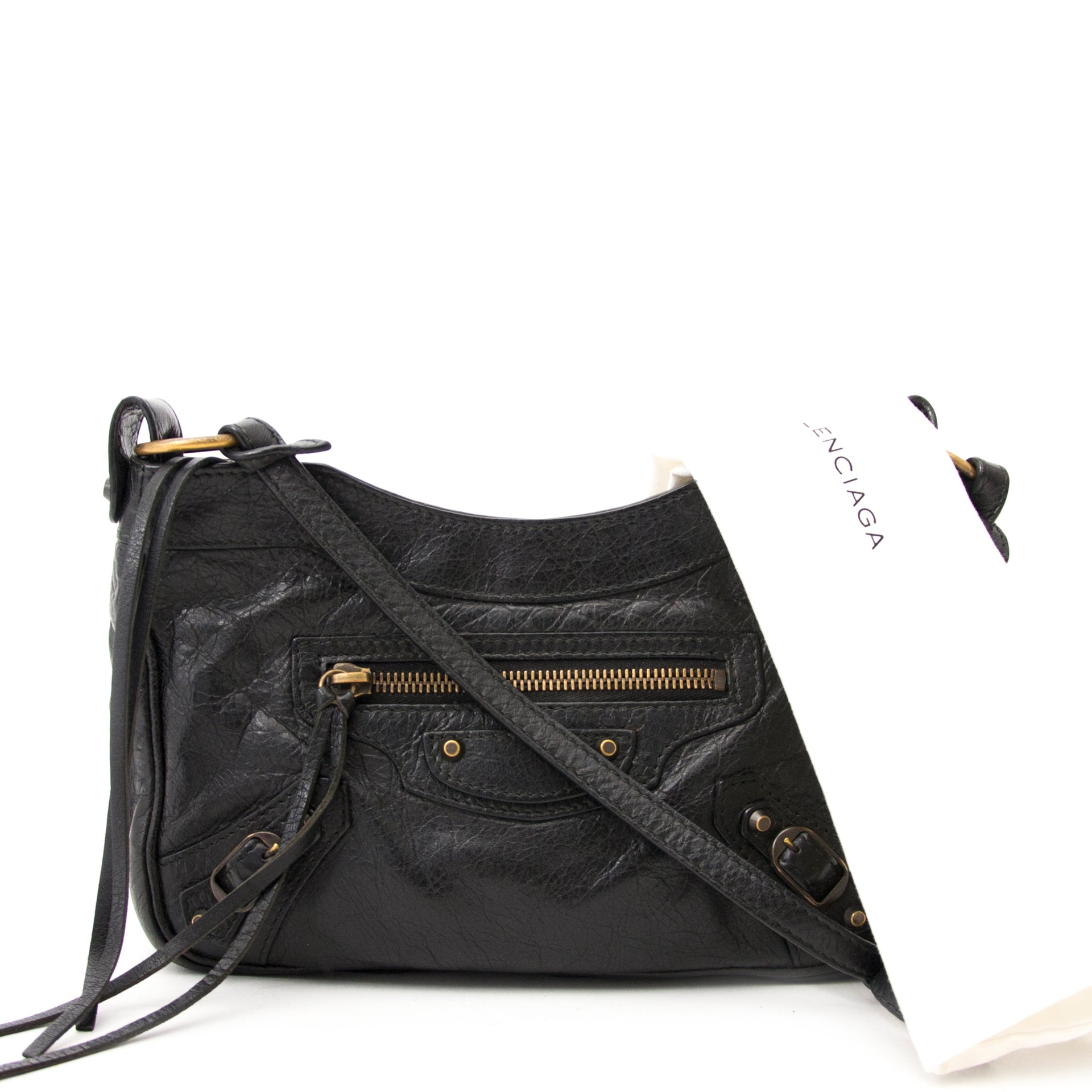 shop safe online aan de beste prijs jou tweedehands Balenciaga Classic Gold Hip Bag