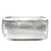 Acheter secur en ligne votre sac a mains bowling en cuir argent pour le meilleur prix