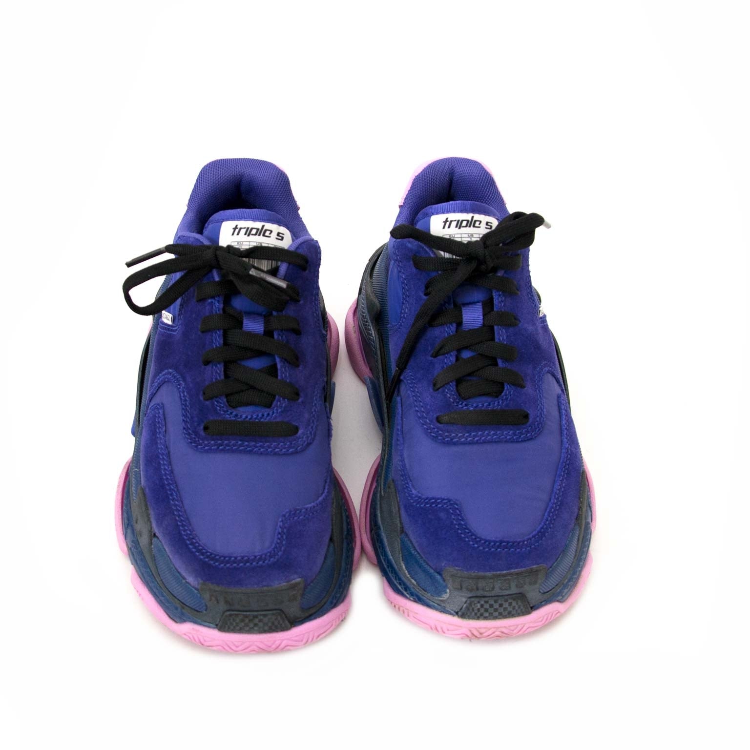 Balenciaga Purple & Pink Triple S Sneakers buy and sell