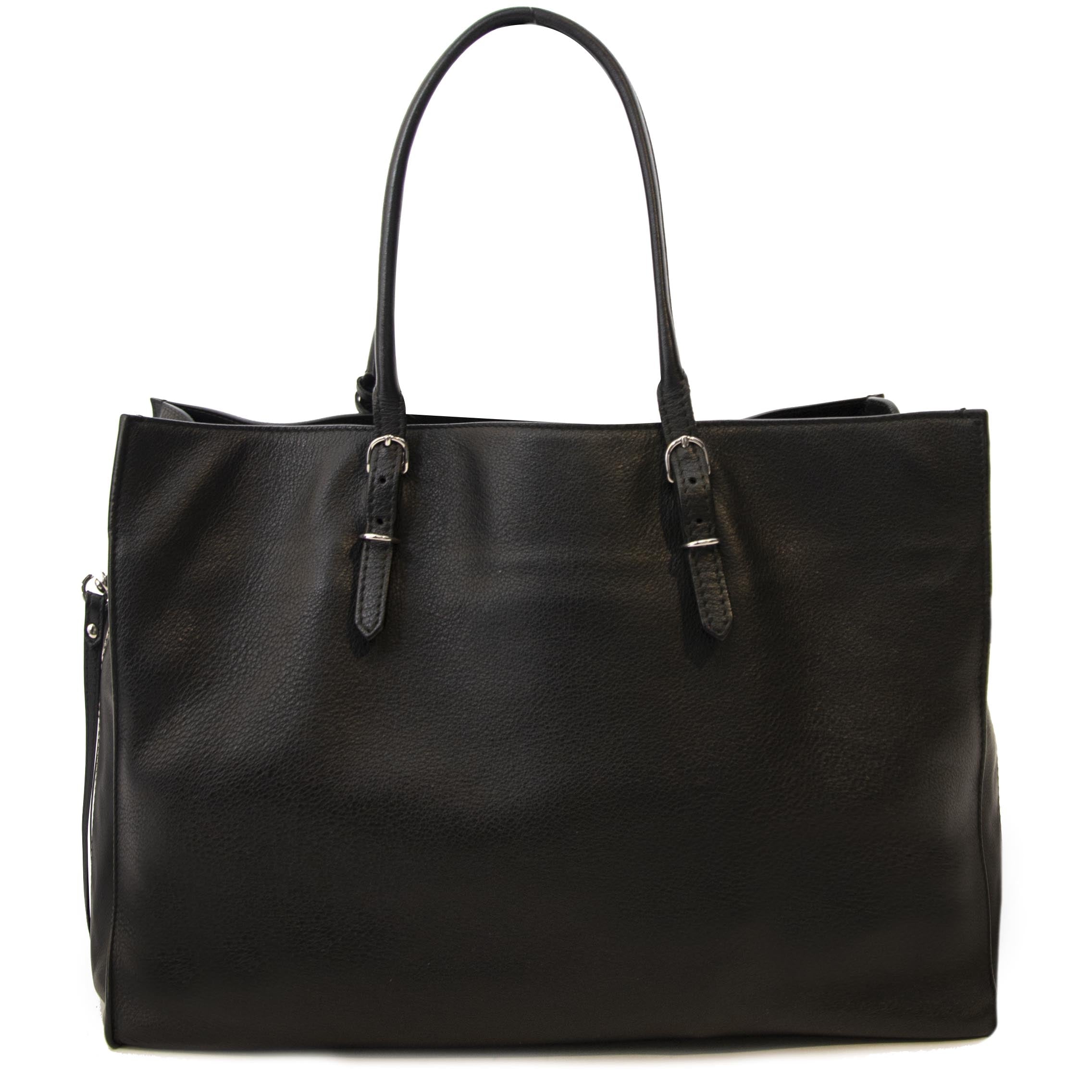 Balenciaga Black Papier B4 Zip Around Tote Bag – Labellov