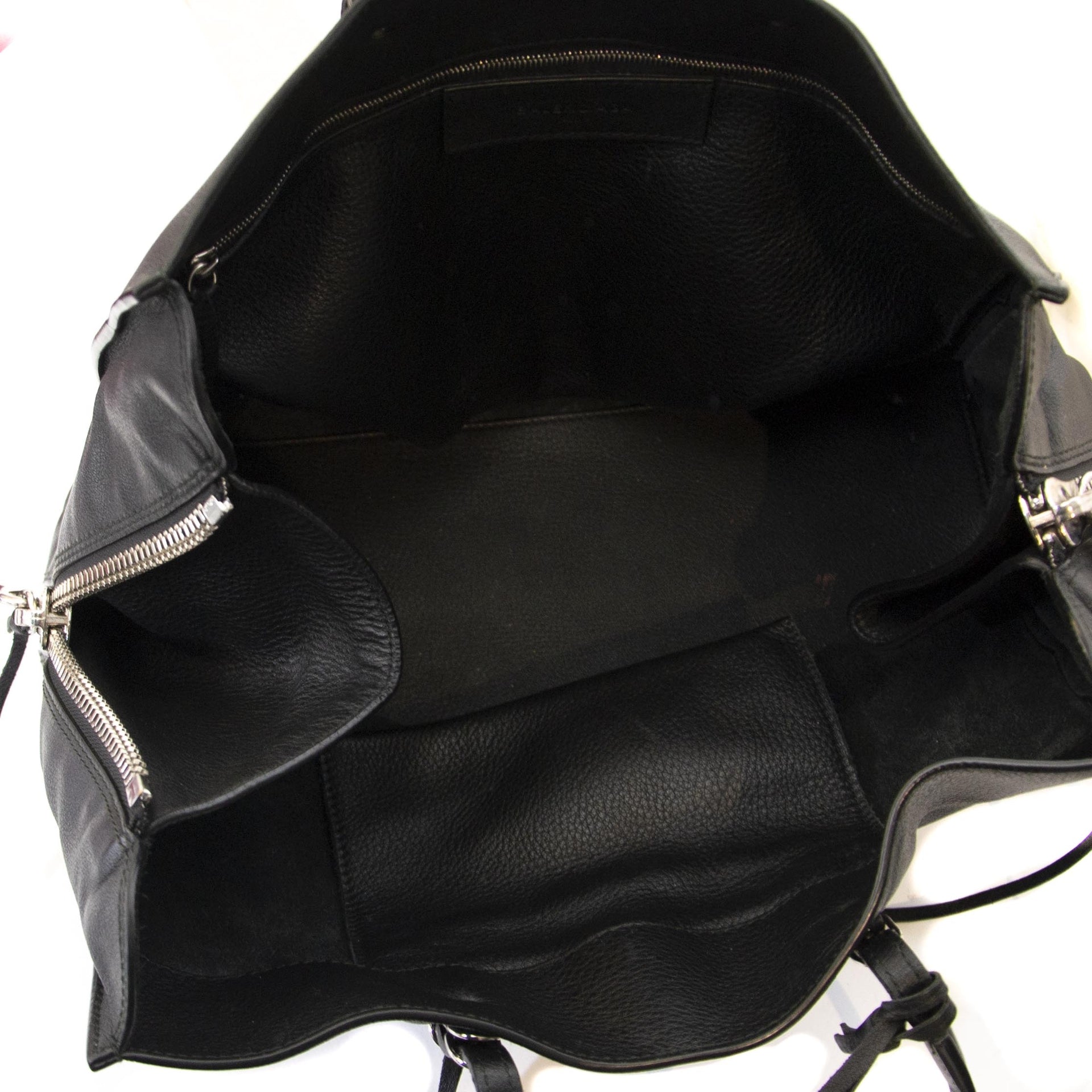 Balenciaga Black Papier B4 Zip Around Tote Bag