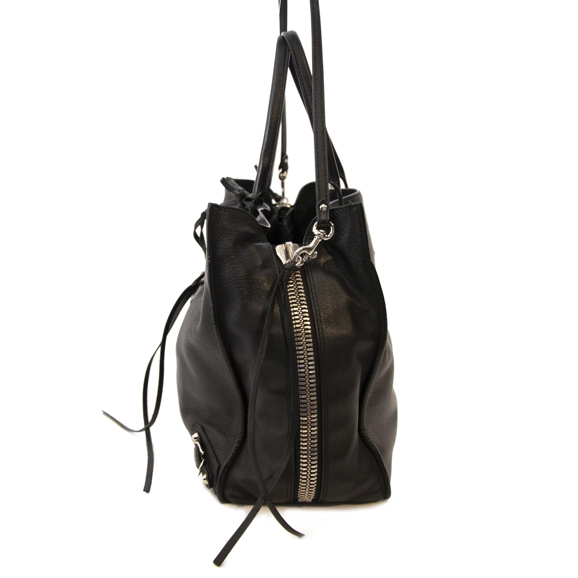 Balenciaga Black Papier B4 Zip Around Tote Bag a Labellov deuxieme mains en Belgique