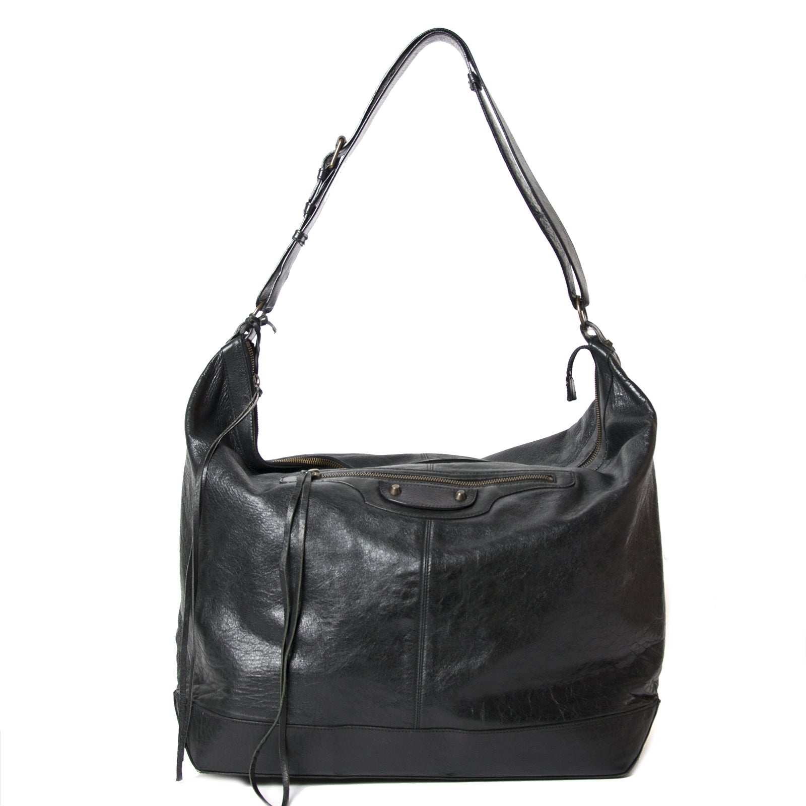 Buy your authentic Balenciaga Black Courier Bag for the best price at Labellov kopen en verkopen