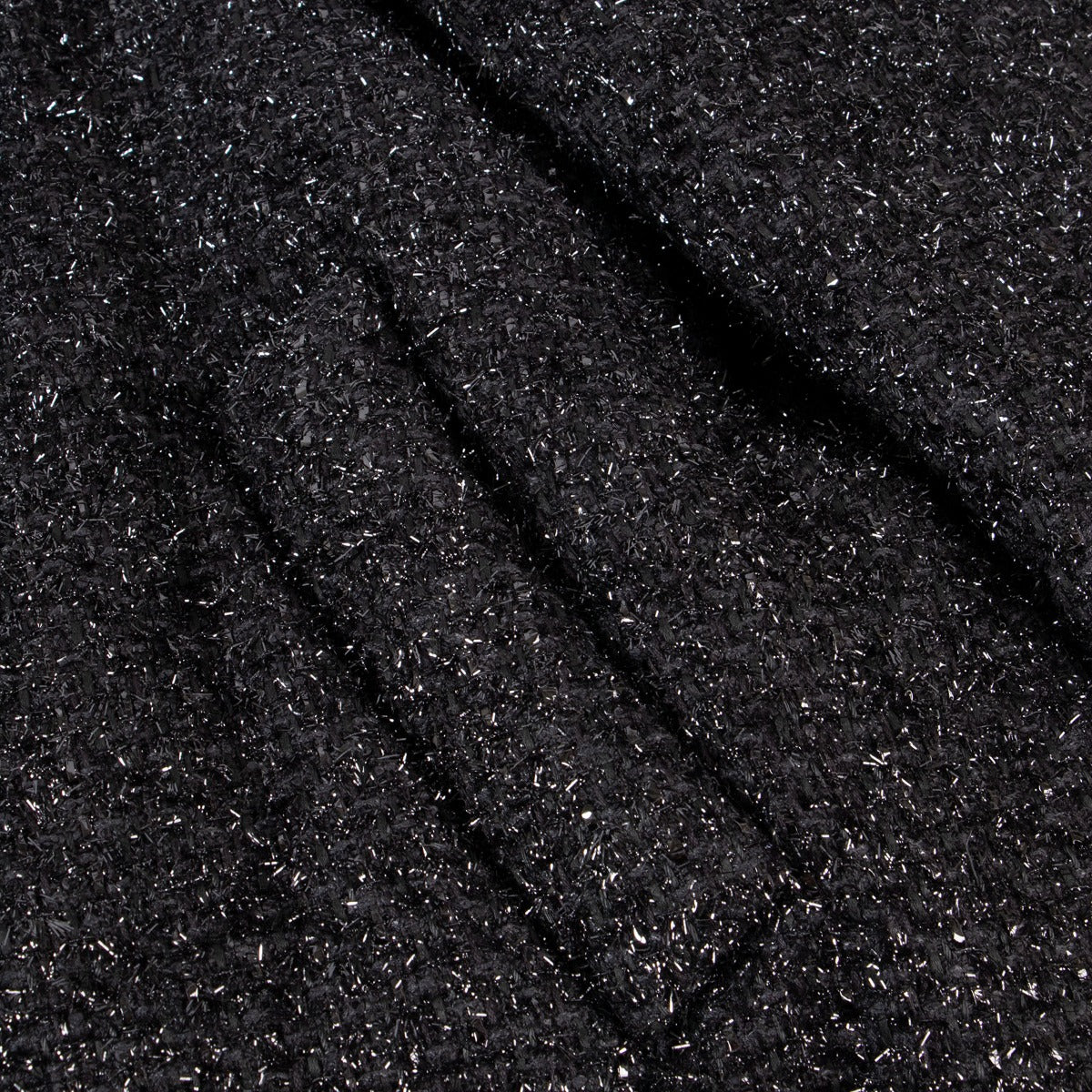 Balenciaga Spring 2020 Black Shimmer Coat - Size 38