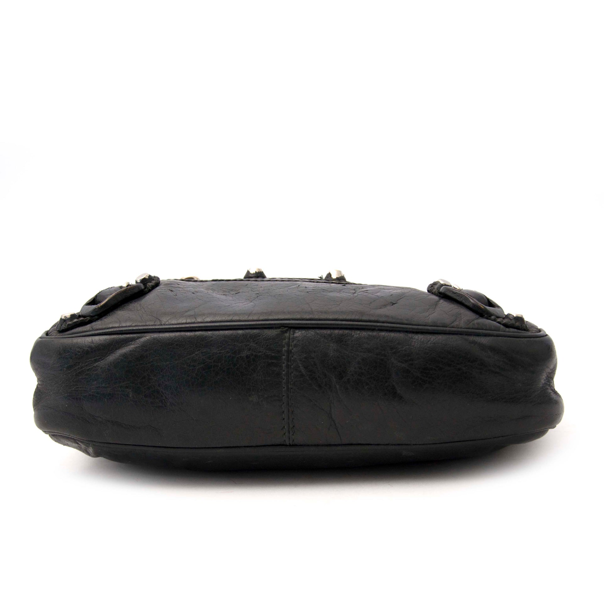 Sac porté épaule en cuir Hip Balenciaga