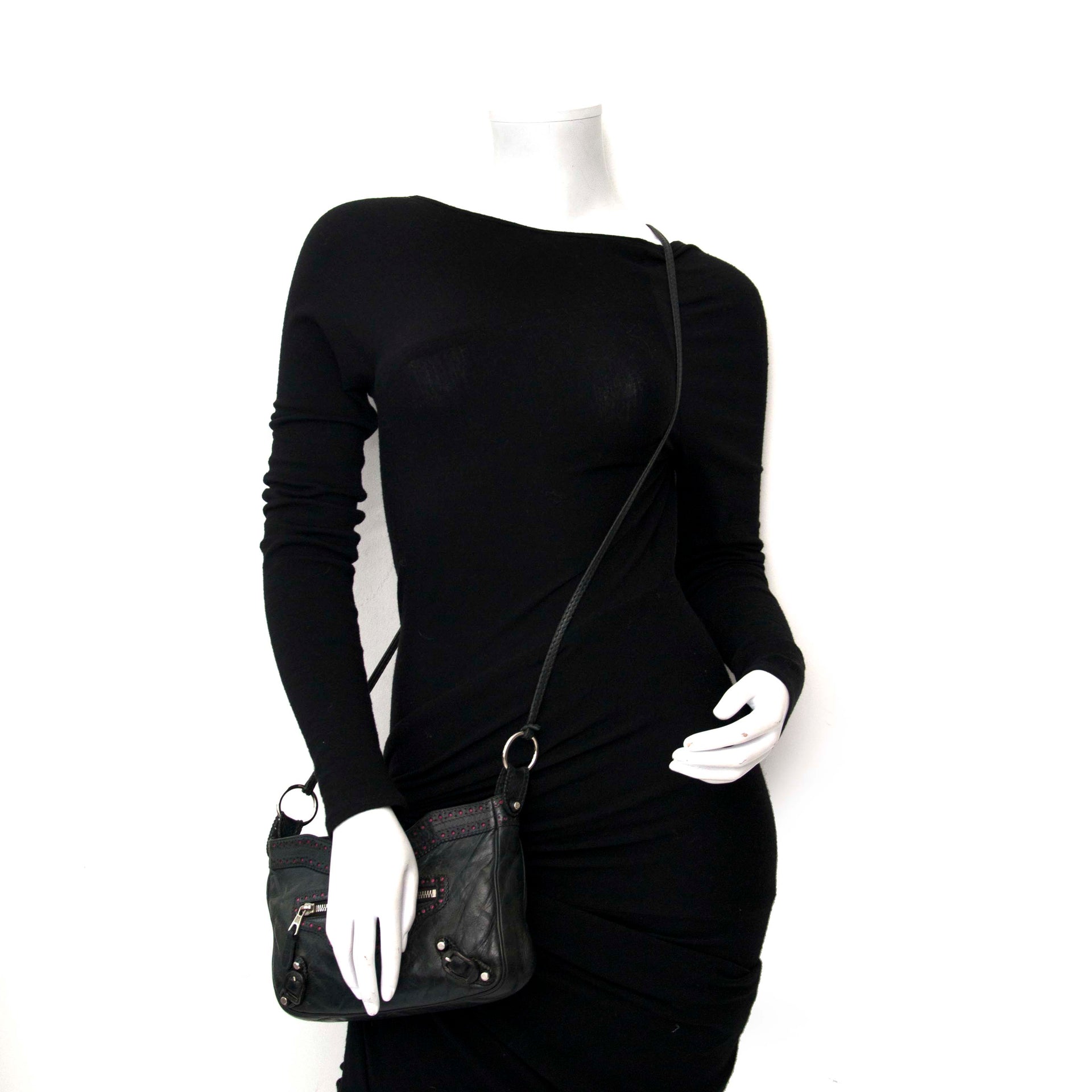balenciage hip leather shoulder bag now online at labellov.com for the best price