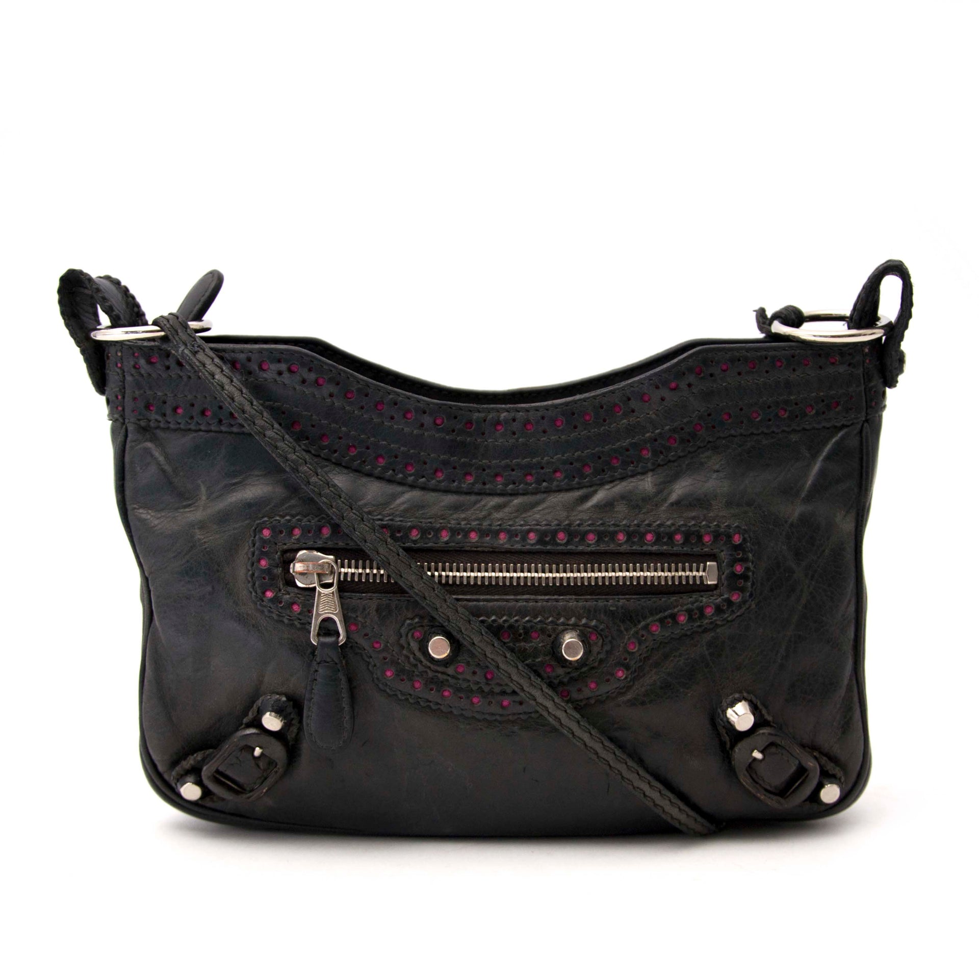 balenciaga hip lederen schouder tas nu online te koop bij labellov.com