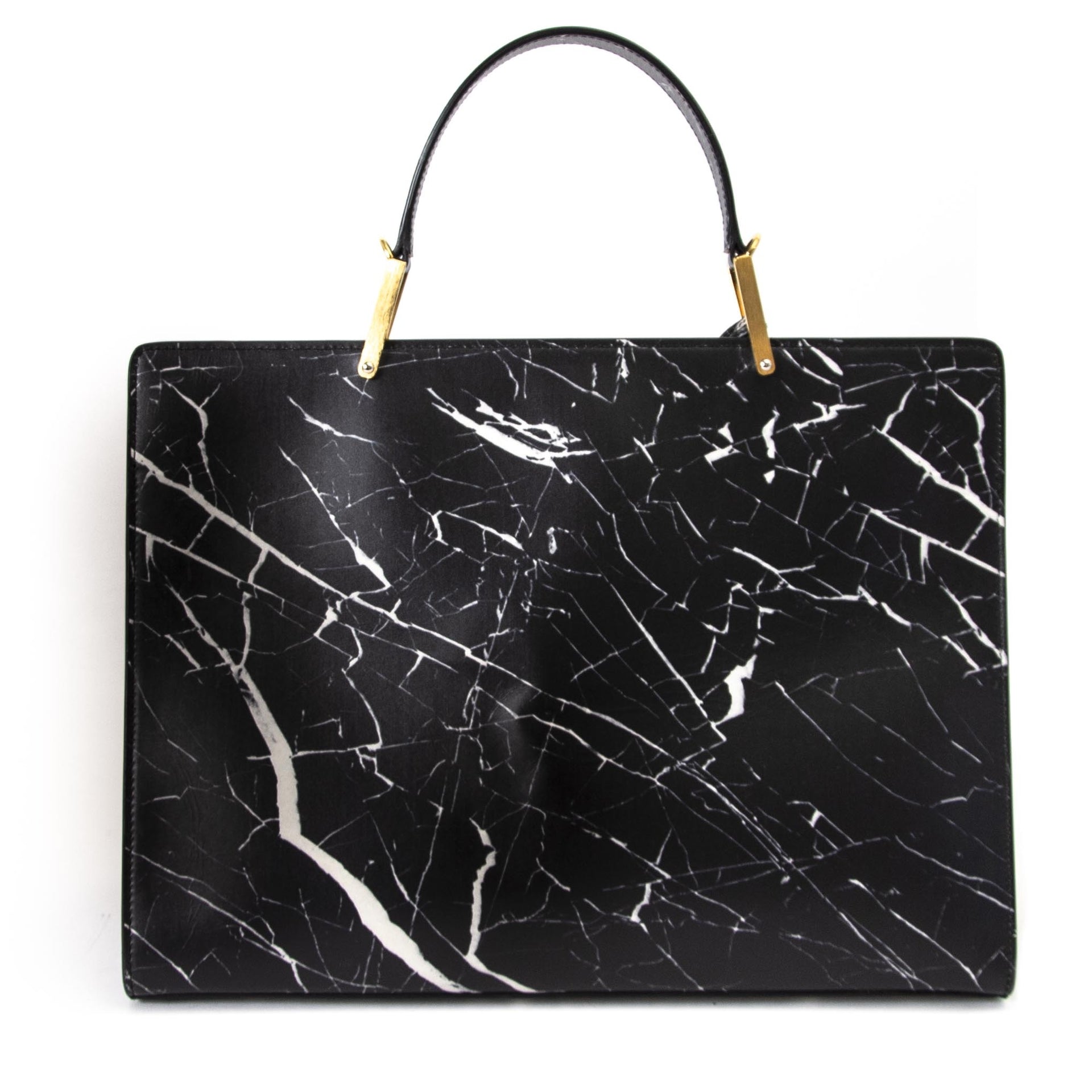 Balenciaga Le Dix Zip Cartable Marble for sale for the best price at Labellov secondhand luxury