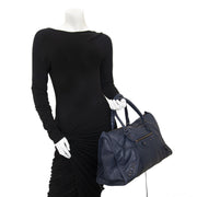 Balenciaga Blue Leather Work Bag now for sale at labellov vintage fashion webshop belgium