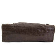 buy authentic secondhand balenciaga brown lamsbkin giant 21 motorcycle city bags at labellov vintage webshop