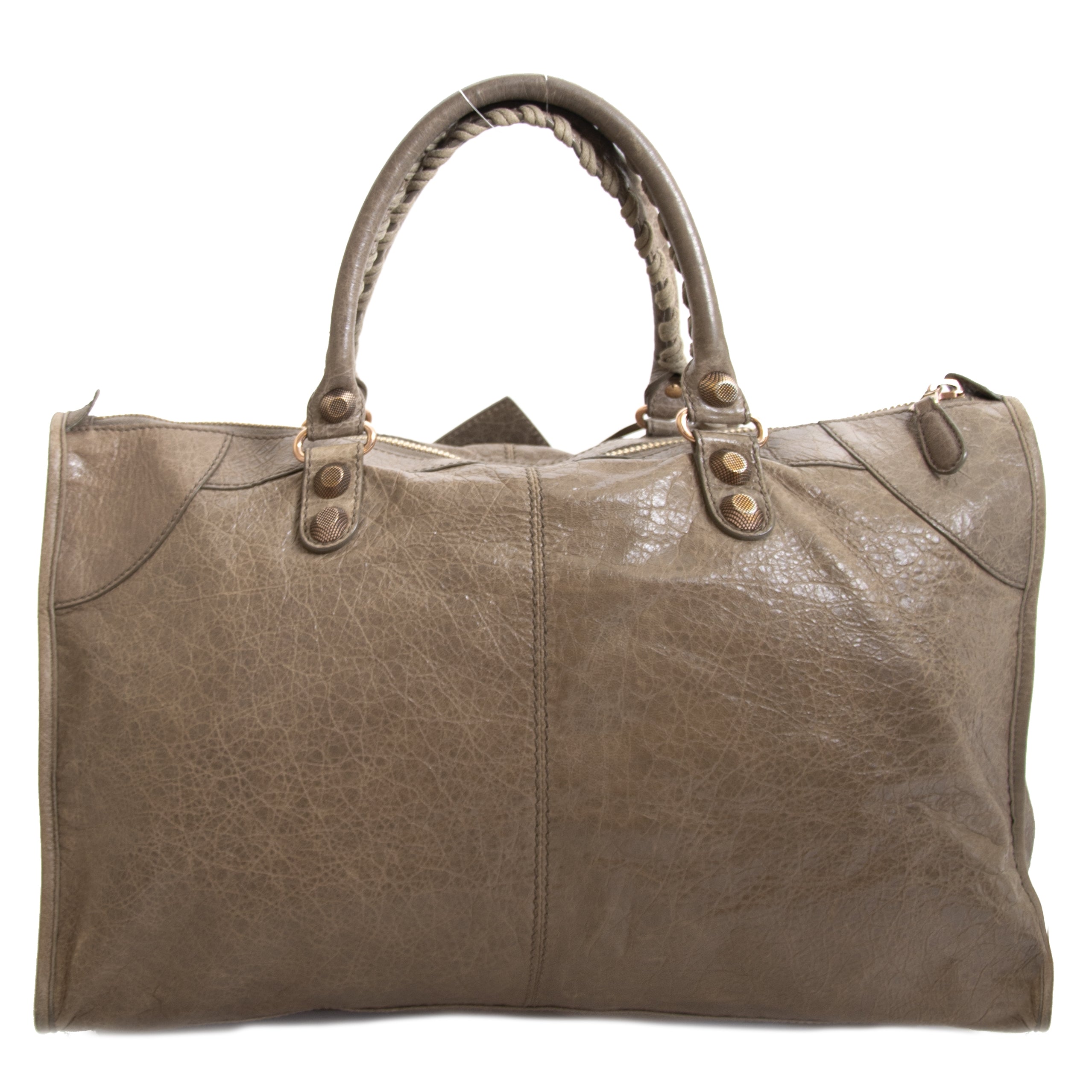 Balenciaga Work Gris Poivre Giant Shoulder Bag – Labellov