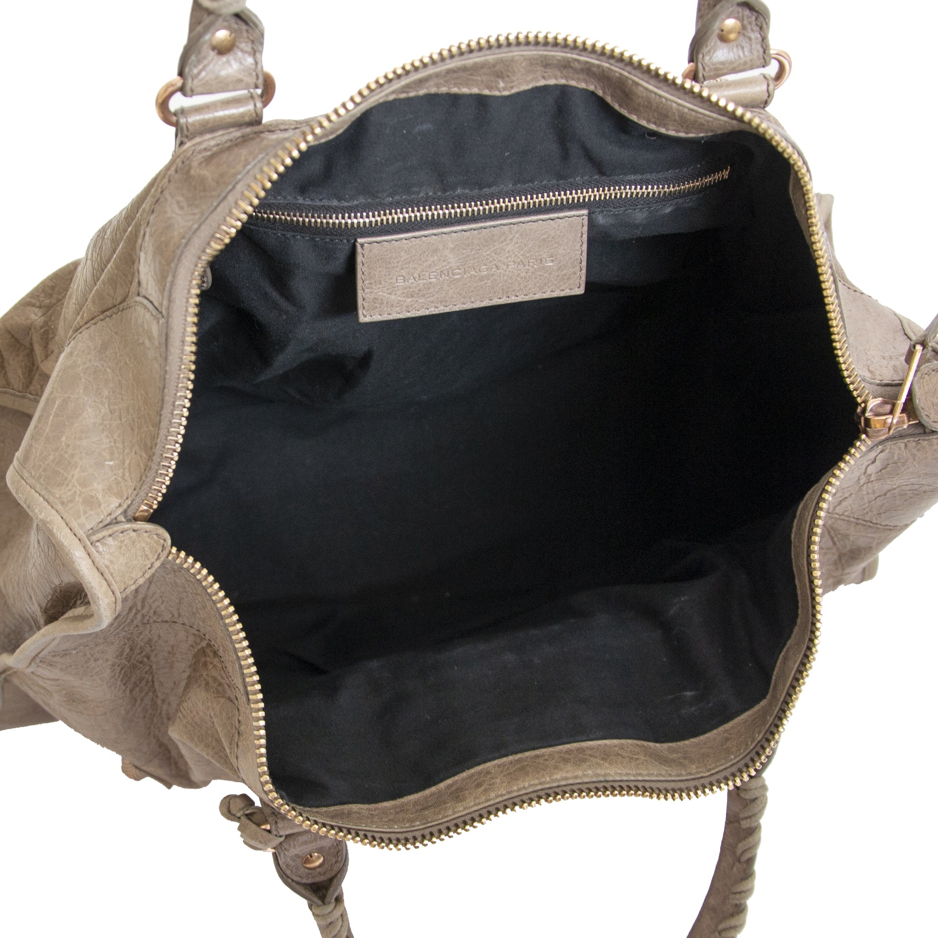 op zoek naar een Balenciaga Work Gris Poivre Giant Shoulder Bag? nu te koop bij labellov tegen de beste prijs.
