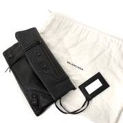 Balenciaga Arena Leather Giant Envelope Clutch full set online