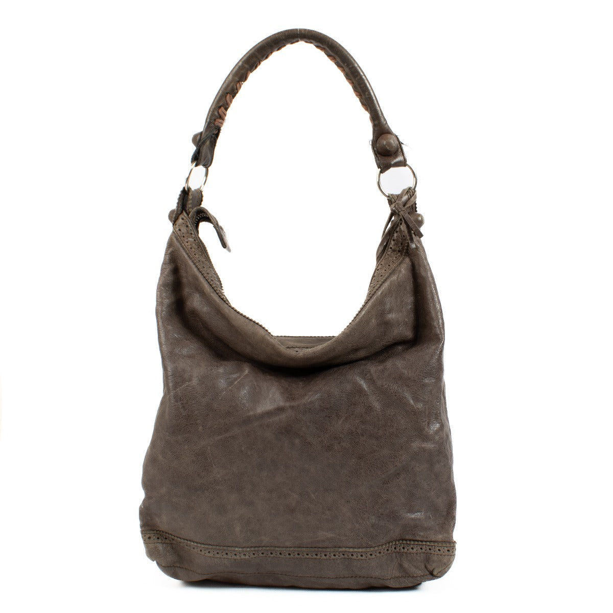 Shop 100% authentic secondhand Balenciaga Brown Brogue Day Shoulder Bag on Labellov.com