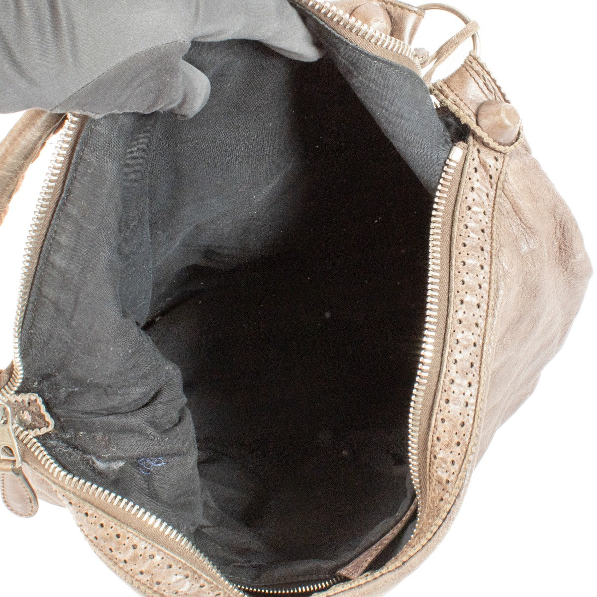 Shop 100% authentic secondhand Balenciaga Brown Brogue Day Shoulder Bag on Labellov.com