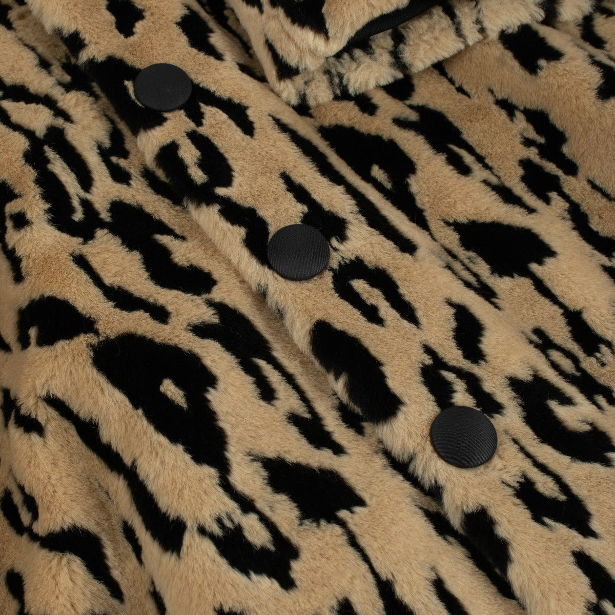 Balenciaga Spring 2018 Leopard Print Faux Fur Coat - Size FR38