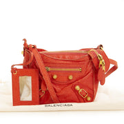 Authentic second hand vintage Balenciaga Nano City Bag Coral at online webshop LabelLOV