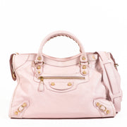 Balenciaga Blush Pink City Shoulder Bag GHW