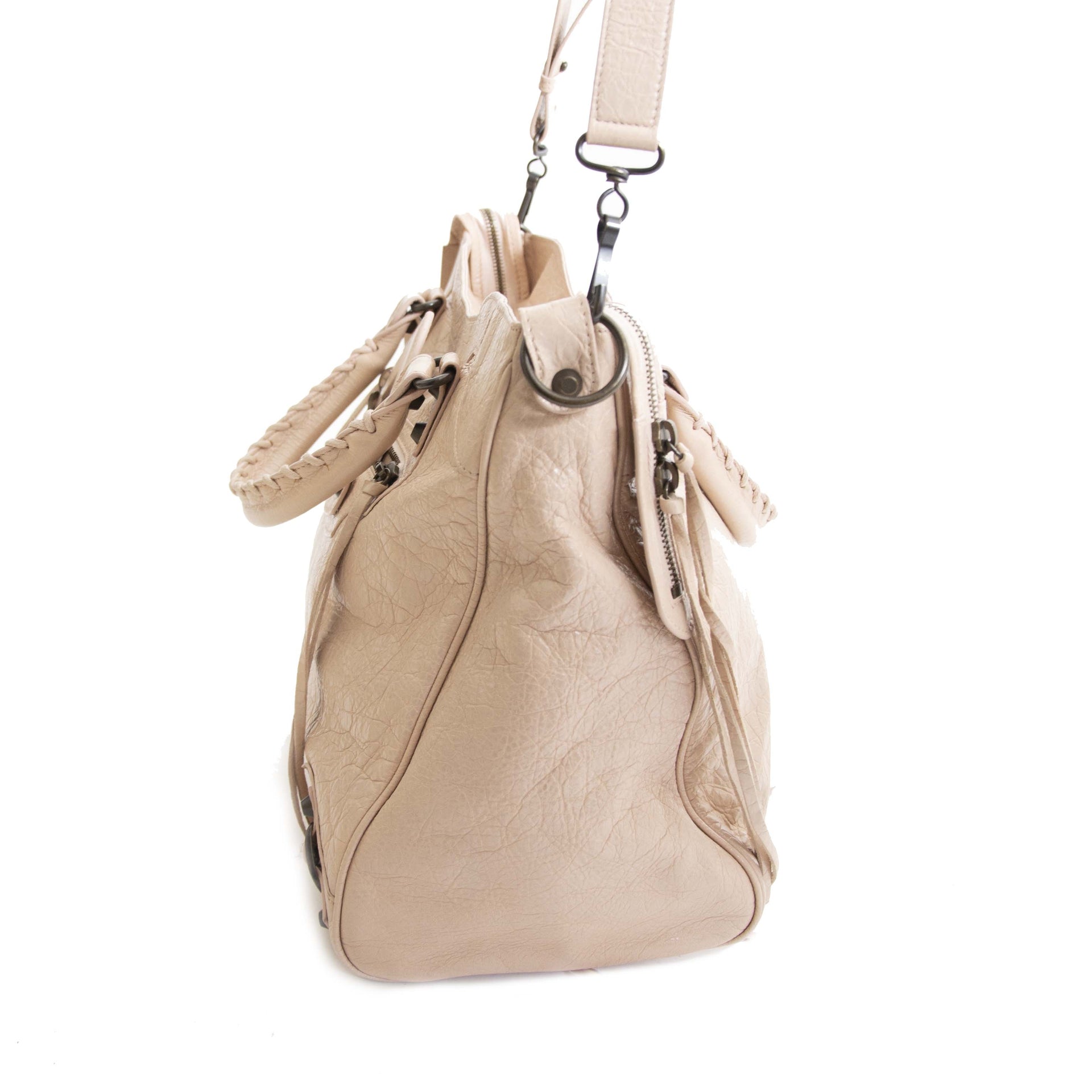 Authentique seconde main vintage Balenciaga Pink Velo Bag achète en ligne webshop LabelLOV