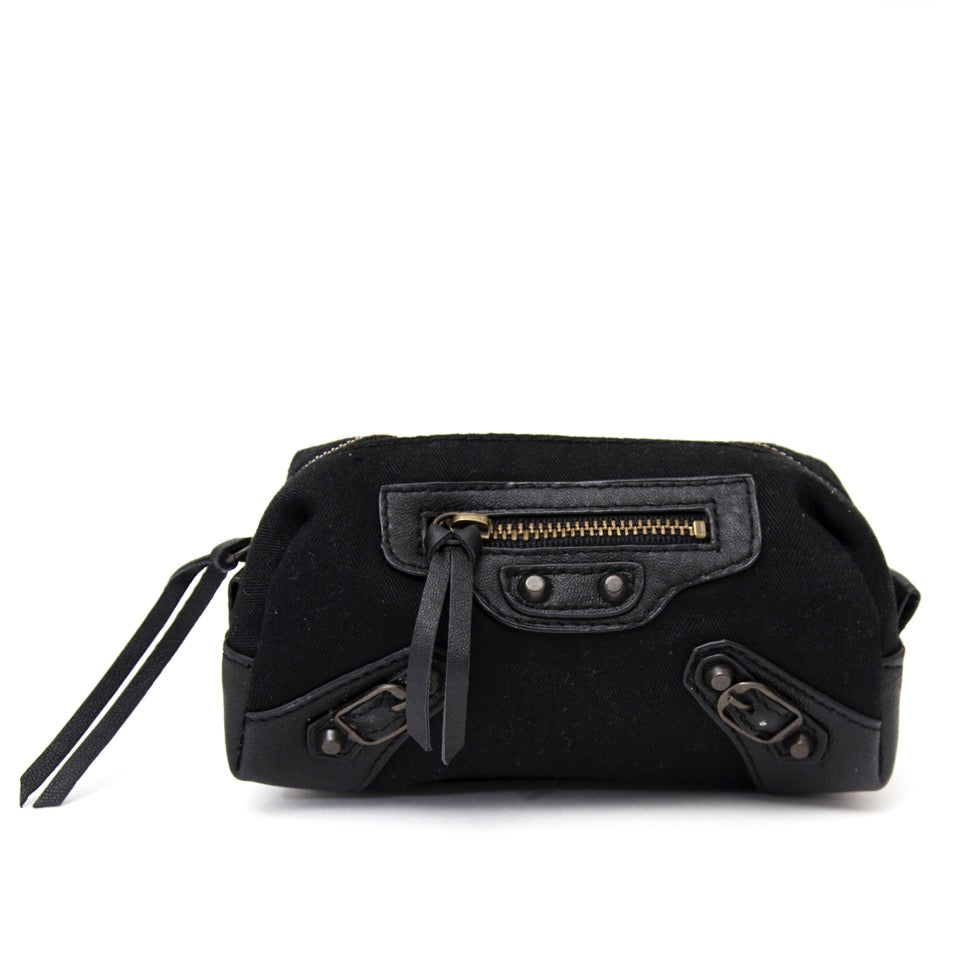 shop your designer pouch at the best price NEW Balenciaga Black Pouch