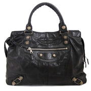 Balenciaga Black Leather RTT Shopper Bag te koop bij Labellov tweedehands luxe in Antwerpen
