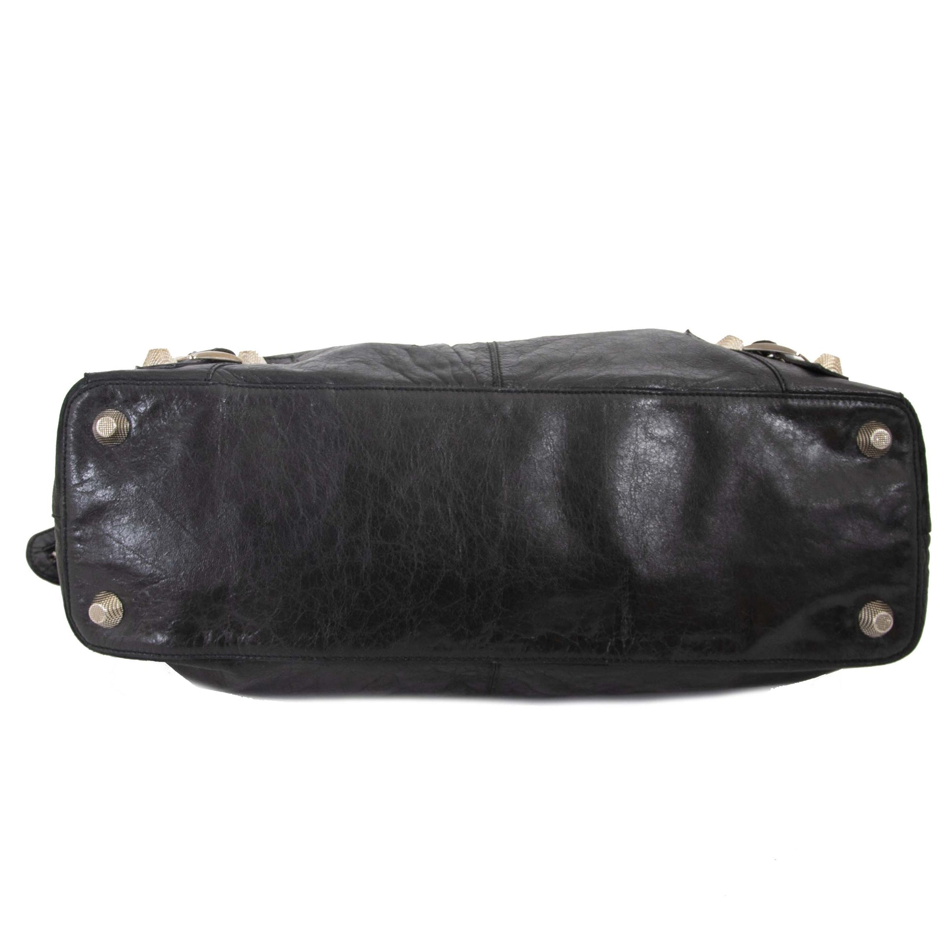 Sac cabas Balenciaga RTT en cuir noir