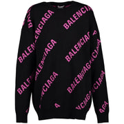 100% authentic brand new Balenciaga Pink Logo Sweater - size XS