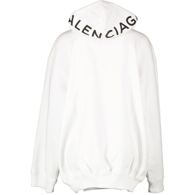 Balenciaga Witte Hoodie - Maat XS