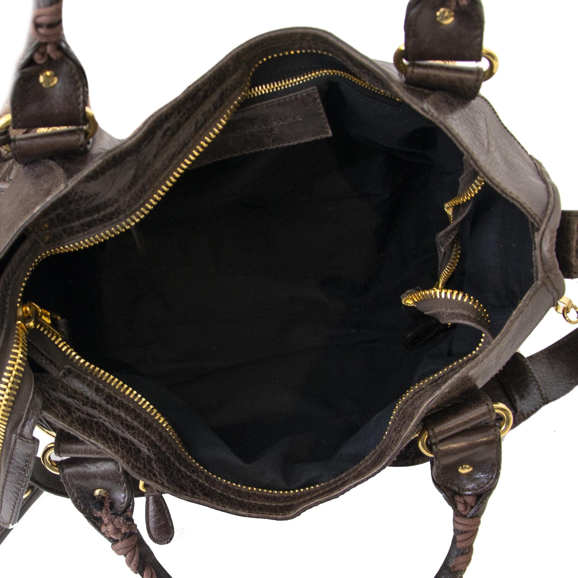 Balenciaga Bruine Giant City Leren Tas