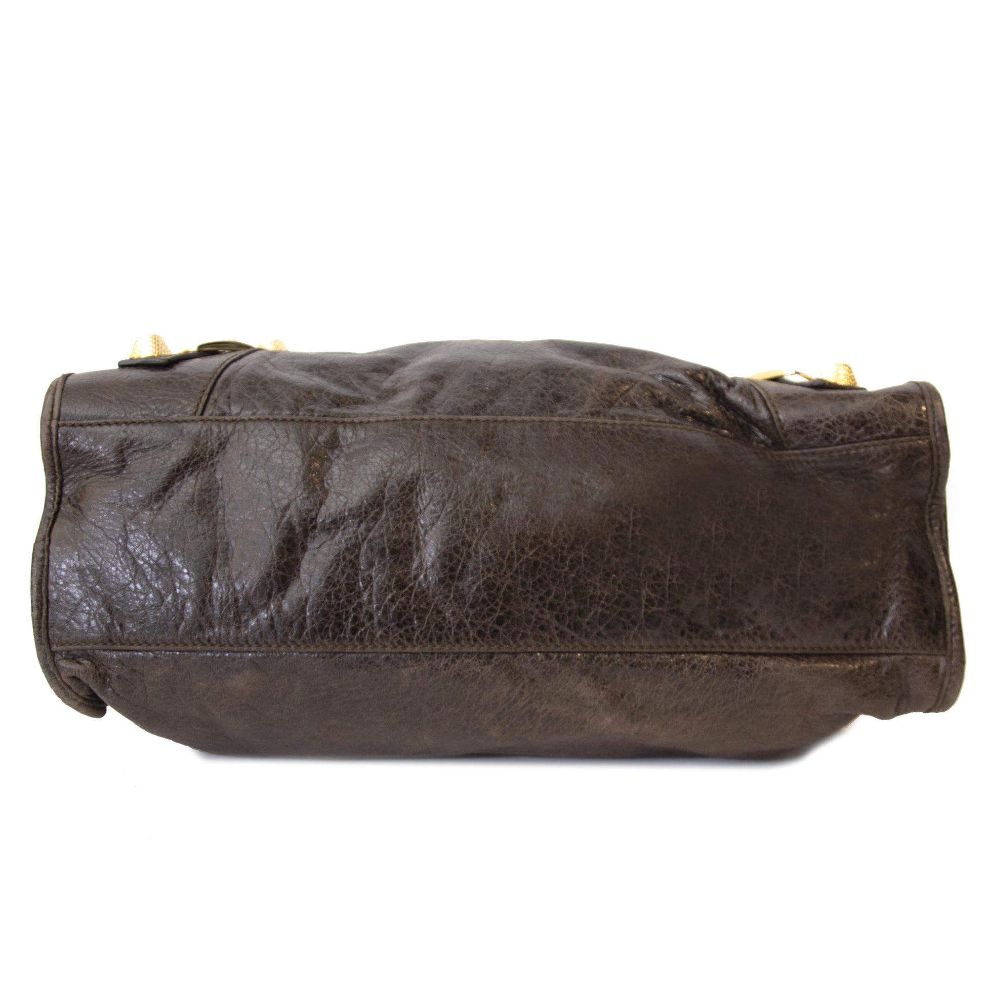 Balenciaga Bruine Giant City Leren Tas