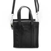 authentic second hand vintage Balenciaga Black Bazar Shopper XXS buy online webshop LabelLOV