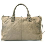 skip the waitinglist shop safe online Balenciaga 'Gris Poivre' Work leather tote