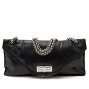 Koop uw authentieke Balmain Black Leather Shoulder Bag aan de beste prijs