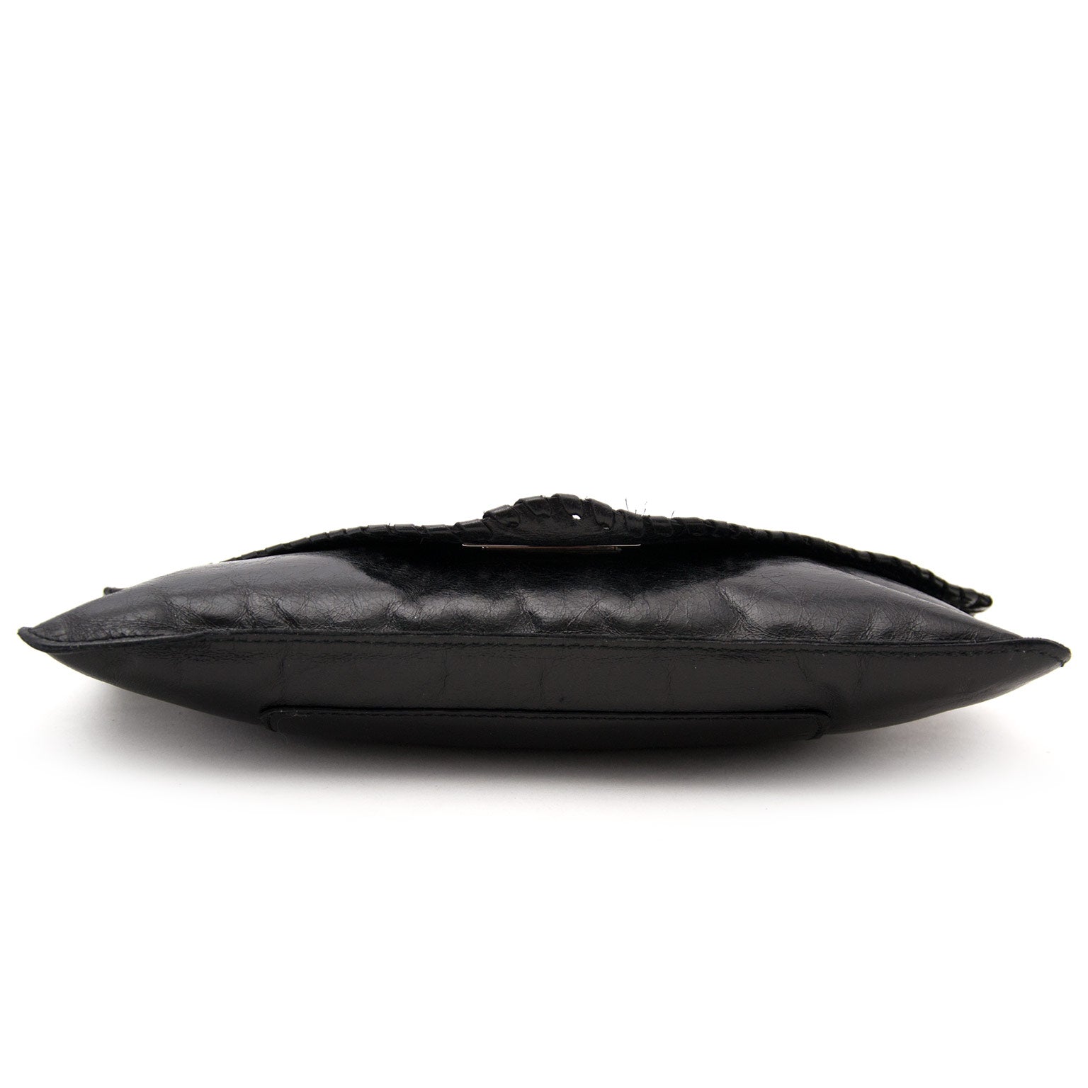 Balmain Black Leather Shoulder Bag kopen en verkopen bij Labellov