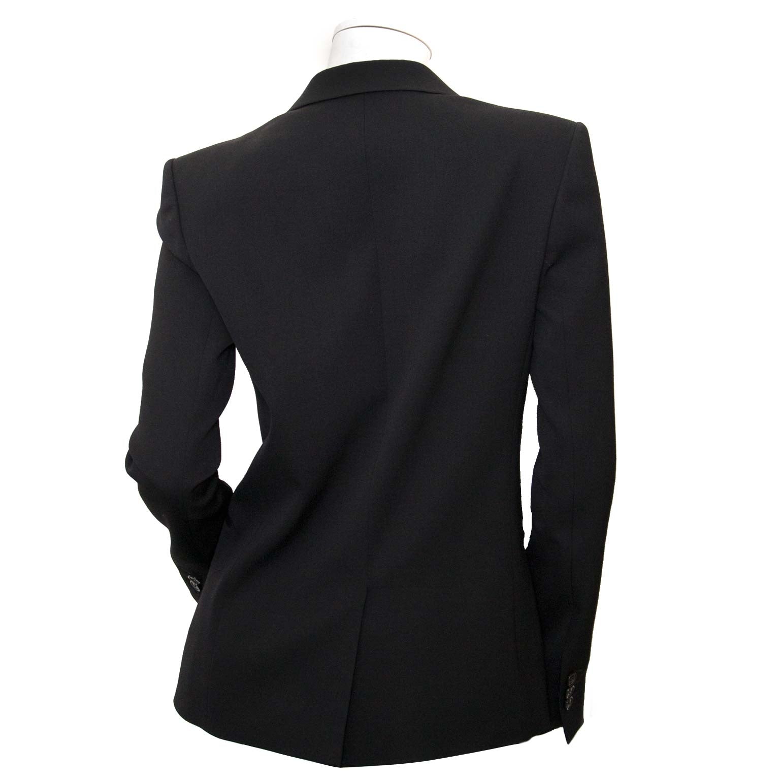 balmain black blazer now for sale at labellov vintage fashion webshop belgium