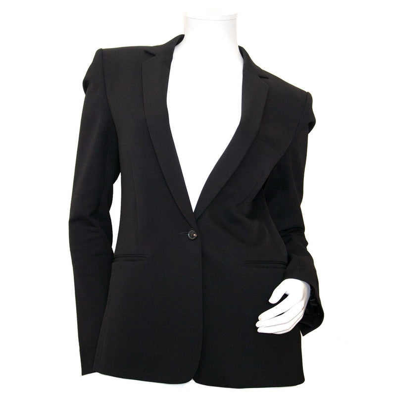 balmain black blazer now for sale at labellov vintage fashion webshop belgium