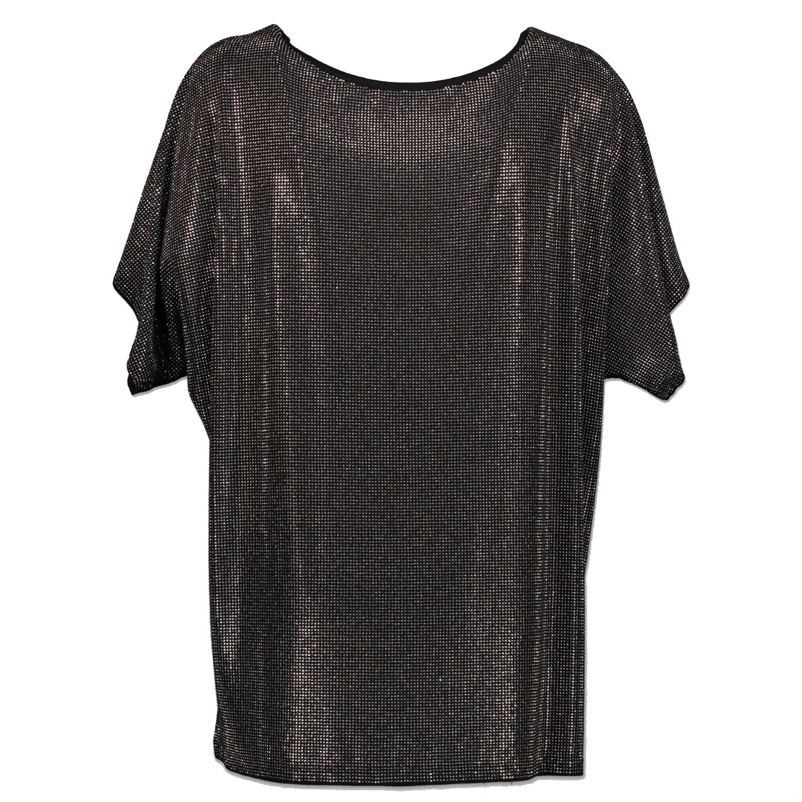 Pierre Balmain Black Metallic Stud T-Shirt