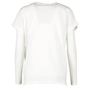 Balmain White Coin Flock T-shirt