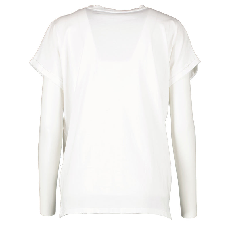 Balmain White Coin Flock T-shirt