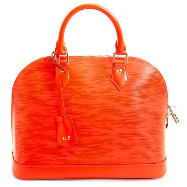 Louis Vuitton Orange Epi Alma PM