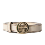 Shop safe online at the best price Gucci cream Belt like new