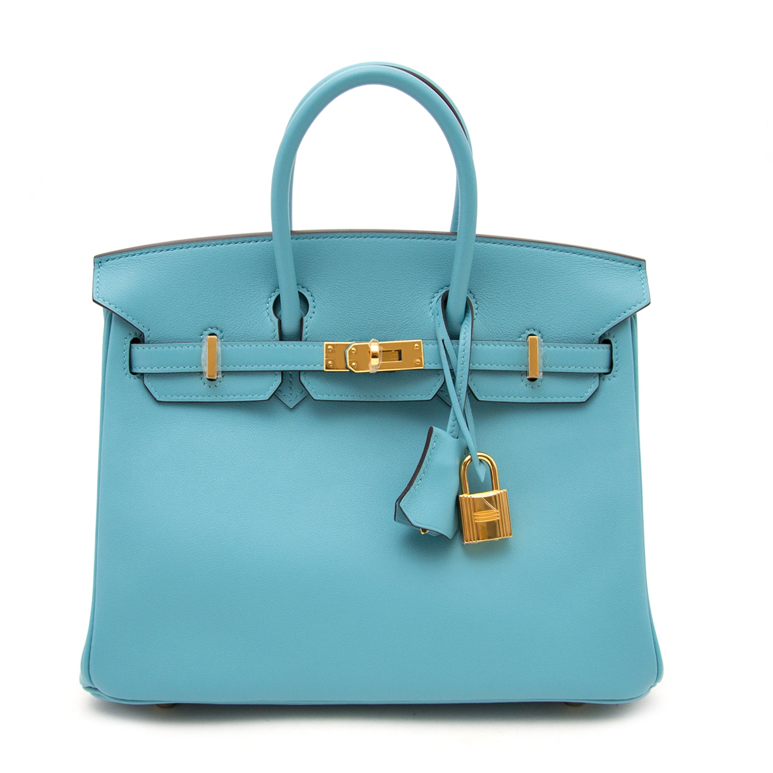 Brand new hermes birkin 25 swift bleu saint cyr now online at labellov.com for the best price