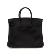 Hermès Birkin black 25cm swift GHW