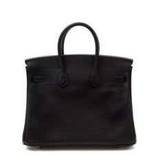 Hermès Birkin black 25cm swift GHW